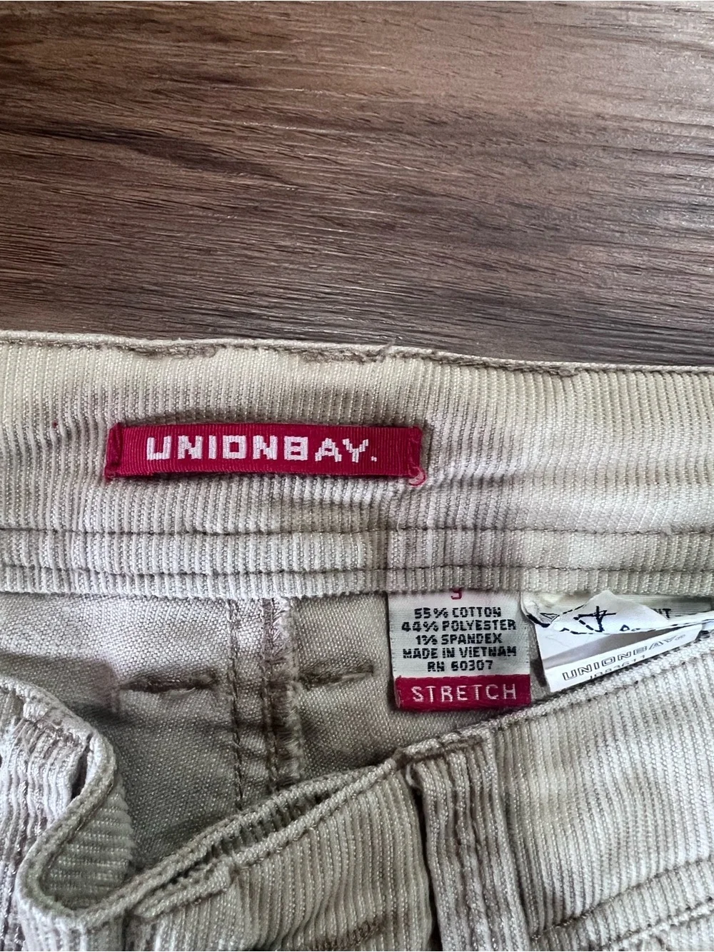 UNIONBAY Light Beige Wide Leg Jeans
